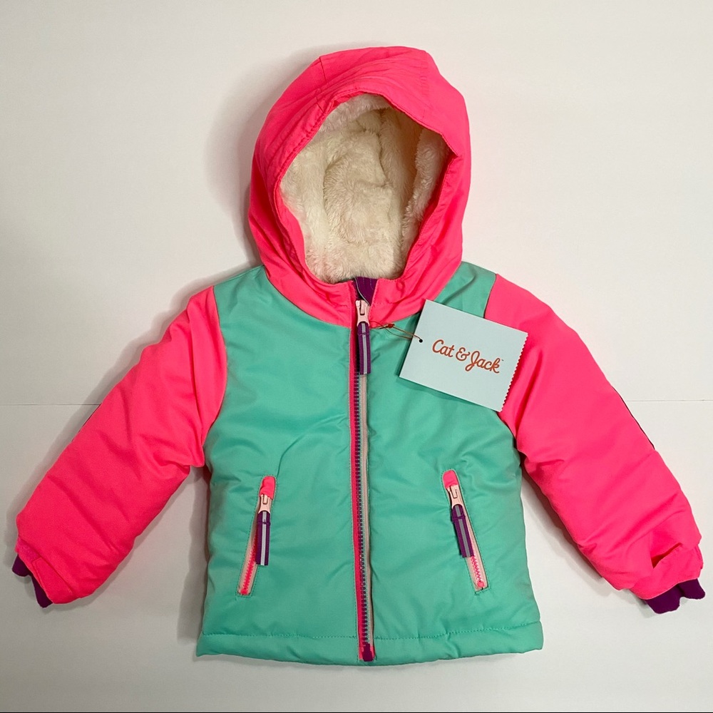 Toddler girl puffer coat